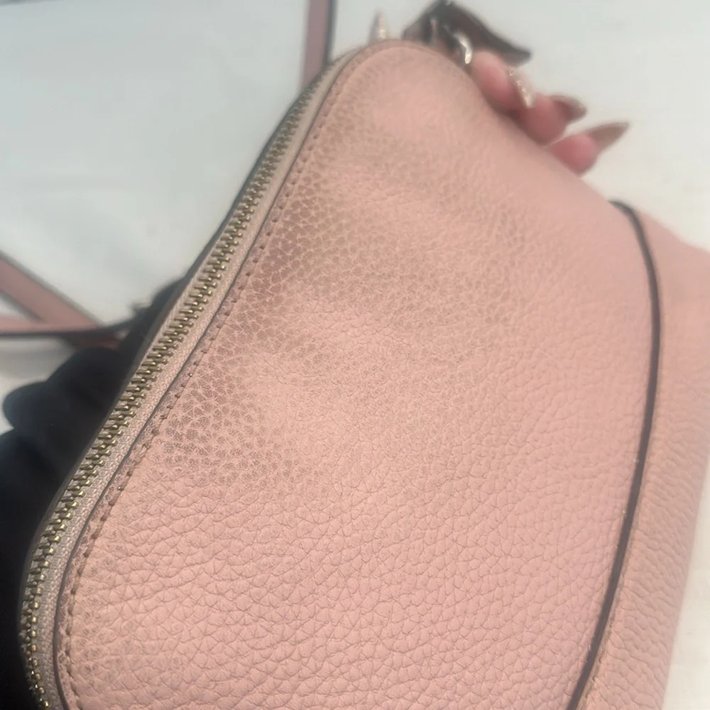 Kate Spade Crossbody Hanna Pebbled Leather, Chalk Pink
